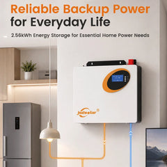 Jsdsolar 25.6V 100Ah LiFePO4 Battery 100A BMS 2560Wh Solar Lithium Iron Phosphate Battery 6000+ Cycles CAN RS485  For Solar Power System