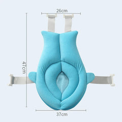 Baby Shower Blooming Flower Newborn Bathtub Foldable shark shape Cushion skin Bath pad portable bath tub Soft Seat Play mat