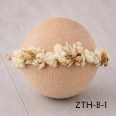 Floral Newborn Headbands for Photography Props Handmade Infant Girl Flower Wreath Baby Headband Newborn Photoshoot, Accessories