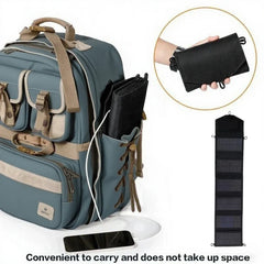 Backpack Pocket Carry Portable Foldable Waterproof Solar Charger 25W 100W Dual USB Solar Power Panel Outdoor Travel Emergency