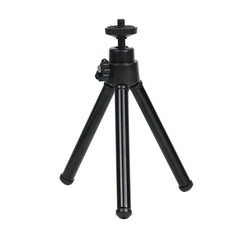 Mini Flexible Tripod 2 Section Stand Holder for Projector Camera Aluminum Alloy Desktop Tripod for Mobile Phone