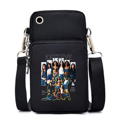 Funny Katseye Hip Hop Small Shoulder Bags Women Men Harajuku Katseye Mini Mobile Phone Bags 2026 New Purses Crossbody Bags Gifts