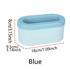 New Silicone Ice Bucket Portable Ice Cube Mold Round Wine Ice Cooler Refrigerator Freeze Ice Maker Creative Ice Cube Mold Tools