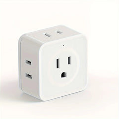 5 Way Multi Plug Outlet Extender, Wall Outlet Expander, Small
