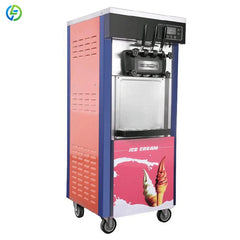 Customized Ice Cream Making Machine 20L/H Automatic Icecream Makers Commercial Yogurt Soft Serve Ice Cream Machine for Business