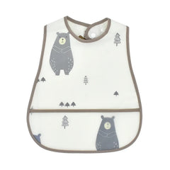 2023new Cartoon Pattern EVA Waterproof Pocket Lunch Feeding Bibs