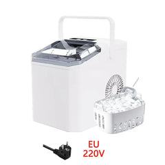 Countertop Portable Ice Maker Quick Production Bullet‑Style Hollow Ice Cubes Compact Ice Making Machine for Home & Outdoor
