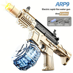 Large Capacity Victor Electric Water Gun Toy, Absorb Water Automatic Continuous Shooting, With Lights, Summer Beach Pool Gift