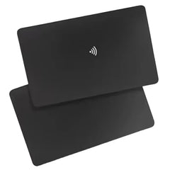 Stainless Steel NFC Metal Card Custom NFC Metal ID Card Blank Black NFC Metal Aluminum Business Member Cards With Chip