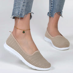 Spring new women's sports shoes, fashionable, breathable, lightweight, non-slip, wear-resistant, casual sports shoes, flat shoes
