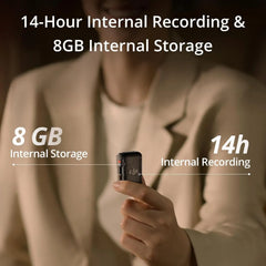 Refurbished Used DJI Mic 2 Transmitter Wireless Bluetooth Microphone with Intelligent Noise Cancelling 14-Hour Internal Recording 6-Hour Battery Magnetic Attachment for Vlogs
