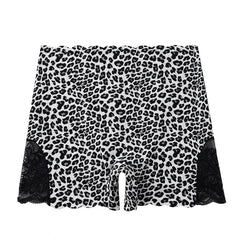 BZEL New High-Waist Women's Panties Seamless Boyshorts Leopard Sexy Lingerie Comfortable  Breathable Female Lcae Boxers Hot Sale