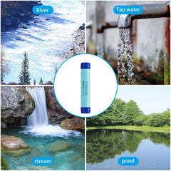 Filterwell Portable Camping Water Filter Straw Survival Outdoor Gravity Drinking Water Purifiers Hiking Supplies Tourist Travel
