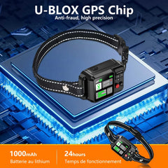 GPS Wireless Dog Fencing System - Electric dog fencing with GPS Electric Satellite Technology, Pet Fencing System Range 15~2000m