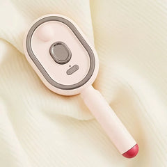 Electric Steam Hair Brush, Ionic Hydrating Detangling Brush, Portable Anti-Frizz Smoothing Tool for All Hair Types