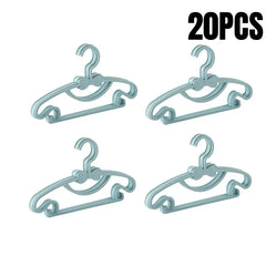 5-50Pcs Baby Hangers Plastic Kids Clothes Storage Hanger for Nursery Children Hangers Toddler Infant Portable Coats Home Rack