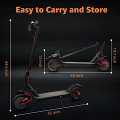 Foldable Smart Electric Scooter for Commuting 36V 500W Motor Escooter 25 Miles Long Range Smart Adult Electric Scooter for APP