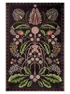 Light Luxury Cloakroom Carpet Home Non-slip Mat Large Area Bedroom Decor Washable Rug European Retro Carpets for Living Room