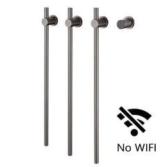 Modern Electric Heated Towel Rack Wall Mounted Bathroom Towel Warmer Heated Towel Rail Heater 3Bars Stainless Steel 220V/110V