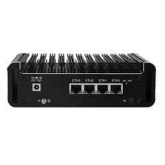 Topton 4x2.5G LAN Fanless Firewall Mini PC Intel Celeron J6413 J6412 NAS Computer Server 2xM.2 NVMe 2xSATA 1xTF Type-C 5xUSB