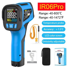 50 to 800 Degree Mestek Digital Infrared Thermometer Laser Temperature