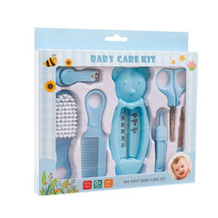Baby Care Kit Baby Nail Clippers Nasal Aspirator Nose Cleaning Tool Safety Comb Brush 10-Piece Set Specially Designed for Bags