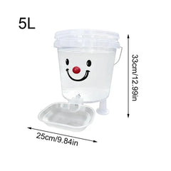 Pet Drinking Fountain Set Cartoon Automatic Water Dispenser 3/5L Large Capacity Water Dispenser Puppy Fountain Dispenser