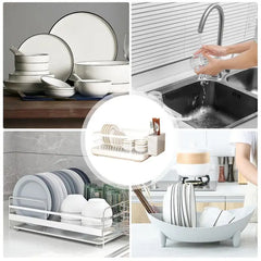 Dish Drying Rack Kitchen Drying Rack Kitchen Counter Organizer kitchen dish storage rack home integrated rack Kitchen Supplies