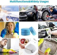 50pcs Car Effervescent Washer Tablet Auto Glass Washing Tablet Car