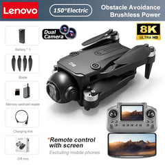 Lenovo D18 Drone 8K Aerial HD Dual-Camera Intelligent Obstacle Avoidance Brushless Power 5G WIFI Screen Remote Control GPS Drone