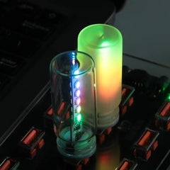 USB Ambient Mood Light, Touch Control Dimmable for Bedroom or Car, Soothing Multi-Color Nightlight & Perfect Gift Idea