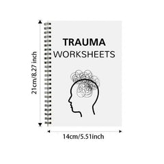 Trauma Recovery Workbook Inner Strength Healing Worksheets Mental Health Self-Care Emotional Therapy Practice Book