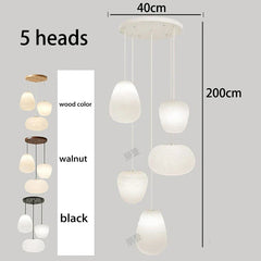 Nordic Home Decoration Stair Chandelier LED Pendant Lights Modern Ceiling Light Indoor Lighting Fixtures For Living Room Bedroom
