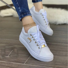Women's Outdoor Casual Jogging Sneakers Plus Size Girl Breathable Flat Woman Soft Sole Walking Vulcanized Shoes Zapatos De Mujer