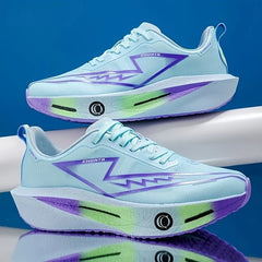 Men's Fashionable Casual Comfortable Sports Running Shoes - Breathable Fabric Upper, Non-Slip, Wear-Resistant, Shock-Absorbing Sole, Round-Toe Lace-Up Casual Running Shoes, Suitable for All Seasons