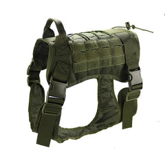 Tactical Dog Harness Military Training  Padded Quick Release Vest Pet Training Dog Harness For Set Small Medium Large Dogs