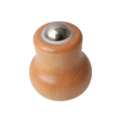 Facial Roller Mini Massager Handheld Wooden Acupressure Tool for Face Neck Shoulder Muscle Relaxation Skin Care Stress Relief