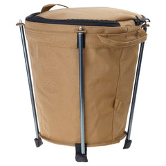 Outdoor Camping Trash Can Portable Garbage Bin Lightweight Round Bucket Wastebasket Can Container for Hiking Camping