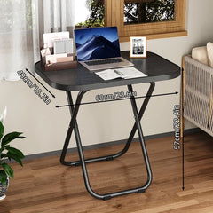 Stable Tray Table With No Assembly Required, TV Dinner Tray For Eating, Foldable Snack Tables For Bed/Sofa/ Living Room