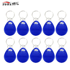 5YOA 10/20pcs 125KHz T5577 Keyfobs Rewritable Duplicate Tag 5200 Proximity Copy Access Card ID Token Ring RFID Cloner Keychain