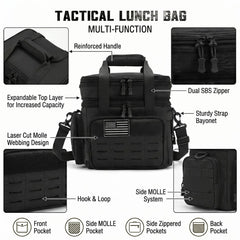 18L Insulated Picnic Cooler Bag Tactical Expandable Leakproof Thermal