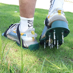 Lawn Aerator Shoes Adjustable Spiked Aerating Sandals Machine Gardening Tools Products Manual Ground Surcador Accessories Tool