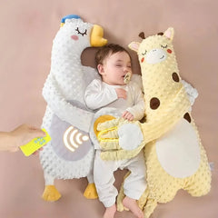 Baby Sleeping Pillow for Newborn Patting Doll with Soothing Palm