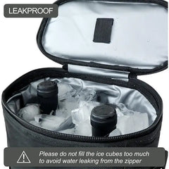 -Wine Bottle Bag Soft Cooler Wine Bottle Insulated Bag For Wine Thermal Outdoor Bag For Travel Carrier Tote Wine Glass