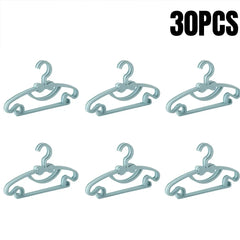 5-50pcs Baby Hangers Plastic Kids Clothes Storage Hanger for Nursery