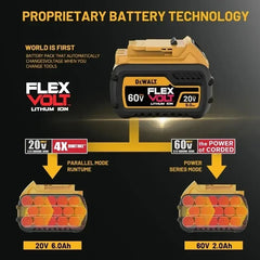 100% Original Dewalt 20V 6000mah Power Tool Battery Dcb206 Dcb205