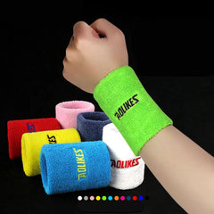 AOLIKES 1 Pair Sweatbands Sports Wristband for Men & Women - Moisture Wicking Athletic Sweatband for Tennis, Basketball, Running