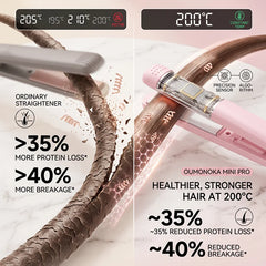 New Curling Iron Mini Hair Straightener Iron Ceramic Straightening Styling Tools Hair Curler Flat Iron Beard Straightener
