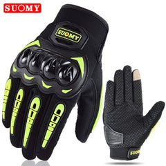 VEMAR Summer Motorcycle Gloves Men Black Full Finger Touchscreen Cycling ATV MTB Guantes Moto Luvas Bike Riding Glove Women Red