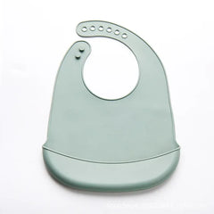 1-3pcs Baby Bib Adjustable Waterproof Bibs Babies Soft Edible Silicone